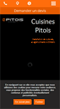 Mobile Screenshot of cuisinespitois.com